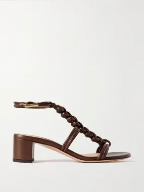 45 woven leather sandals