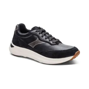 Aetrex Emily Womens Lace Up Sneaker Black