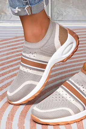 Breathable Round Toe Sneakers