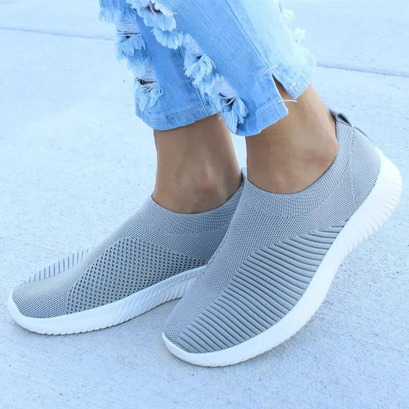 Casual Woman Knit  Flats