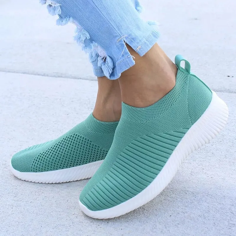 Casual Woman Knit  Flats