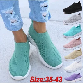 Casual Woman Knit  Flats