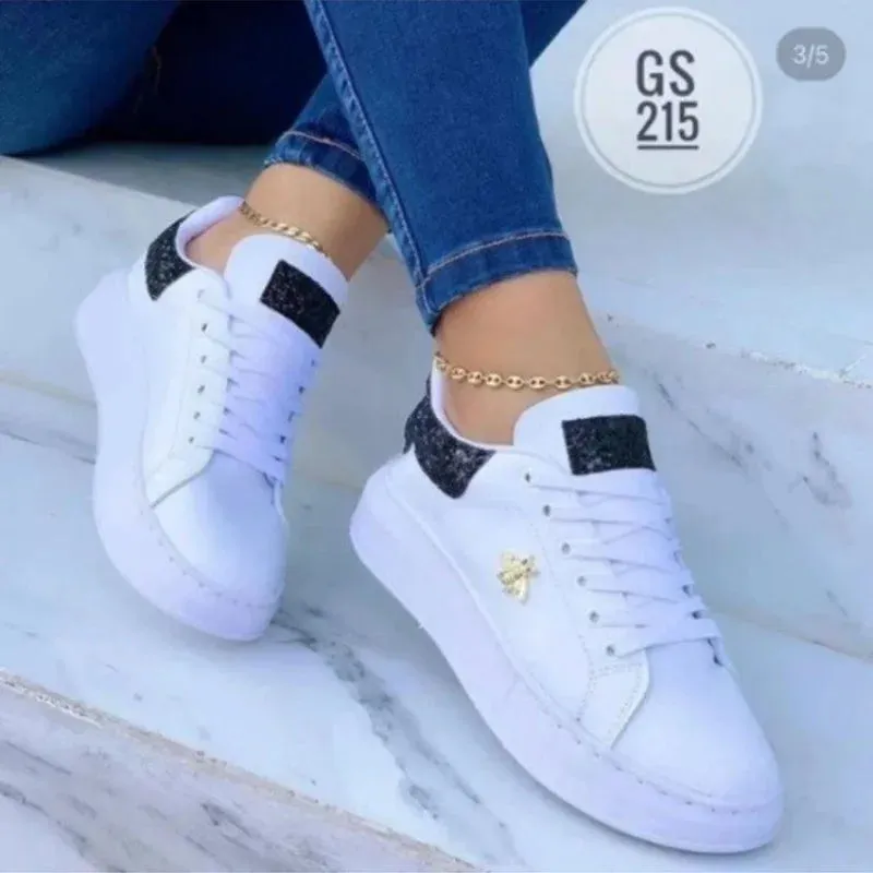 Chic Butterfly Decor Sneakers for Women