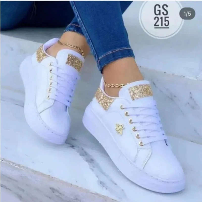 Chic Butterfly Decor Sneakers for Women