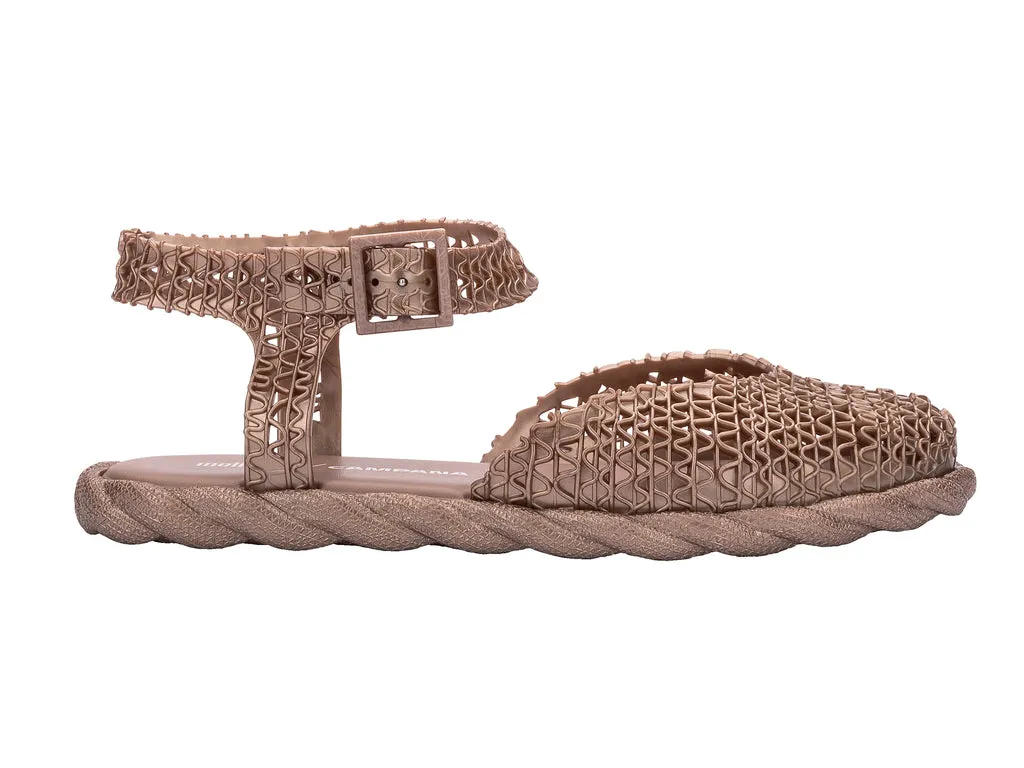 Melissa Campana Papel Espadrille AD Rose Flat Sandal For Women