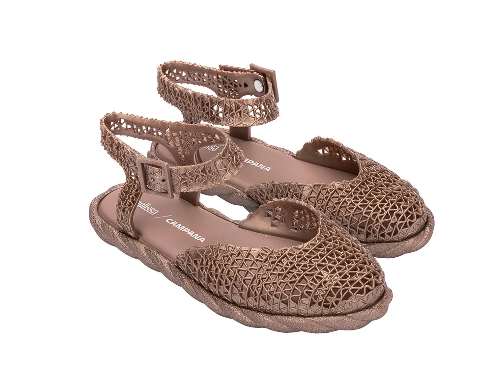 Melissa Campana Papel Espadrille AD Rose Flat Sandal For Women