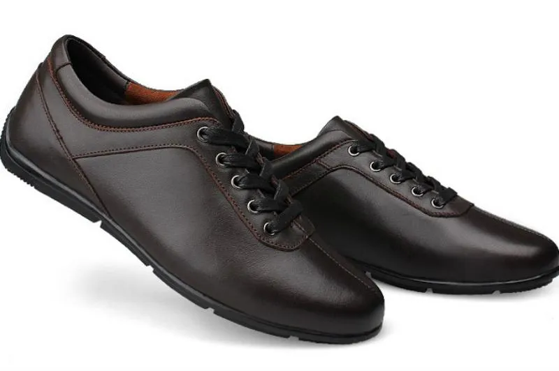 Men's Genuine Leather Flats