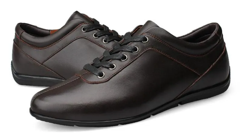 Men's Genuine Leather Flats