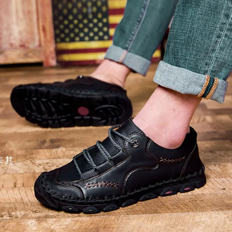 Men's Spring Casual Flat Shoes | Plus Size