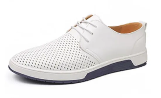 Men's Spring/Summer Leather Breathable Flats