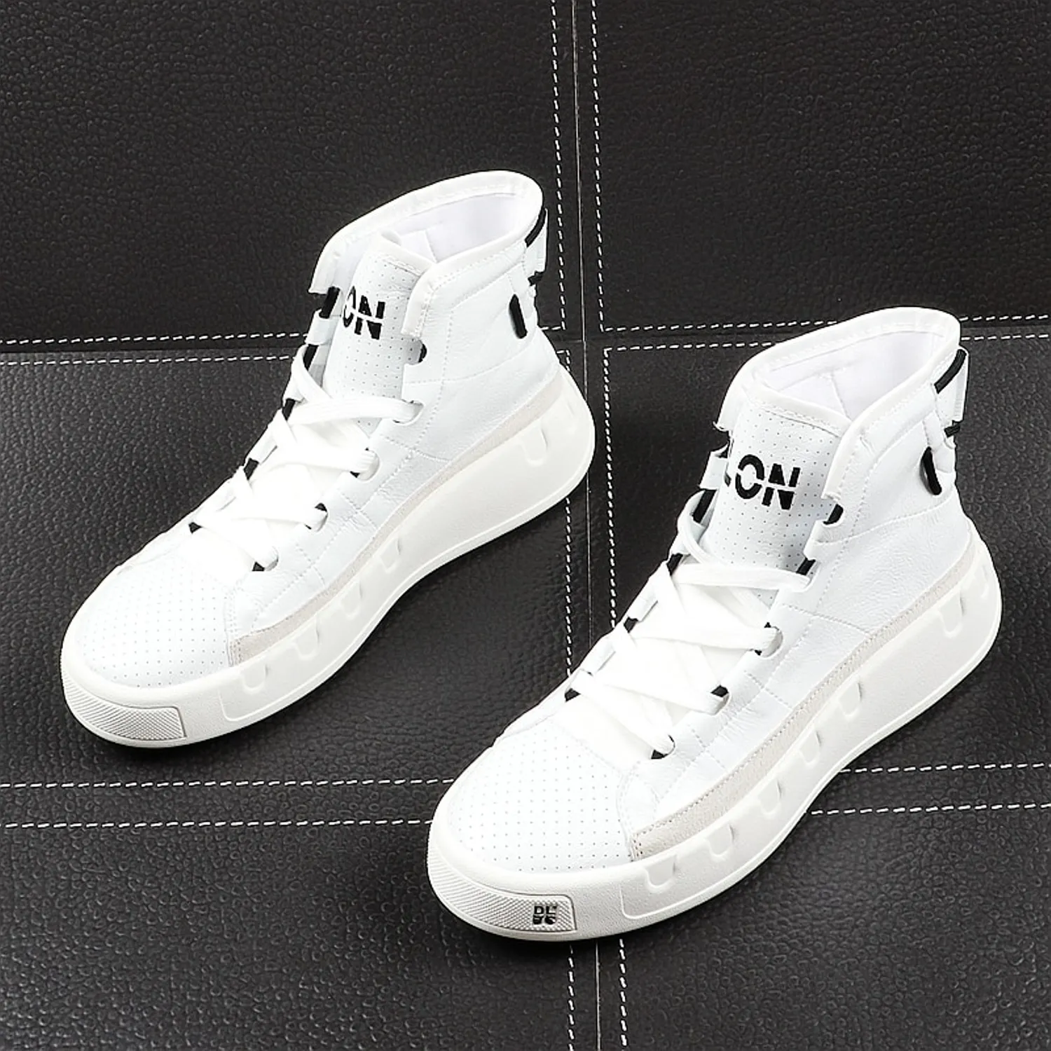 Men's Summer Casual Leather Breathable Sneakers