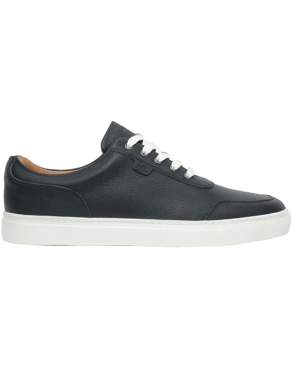 Nimble Leather Sneaker in Black