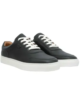 Nimble Leather Sneaker in Black