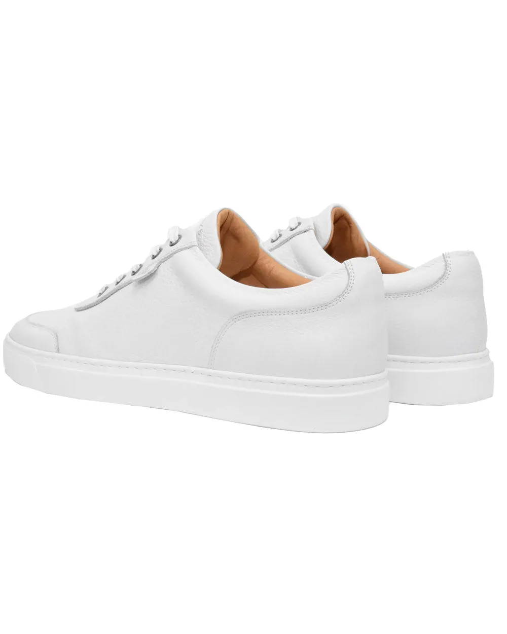 Nimble Leather Sneaker in White