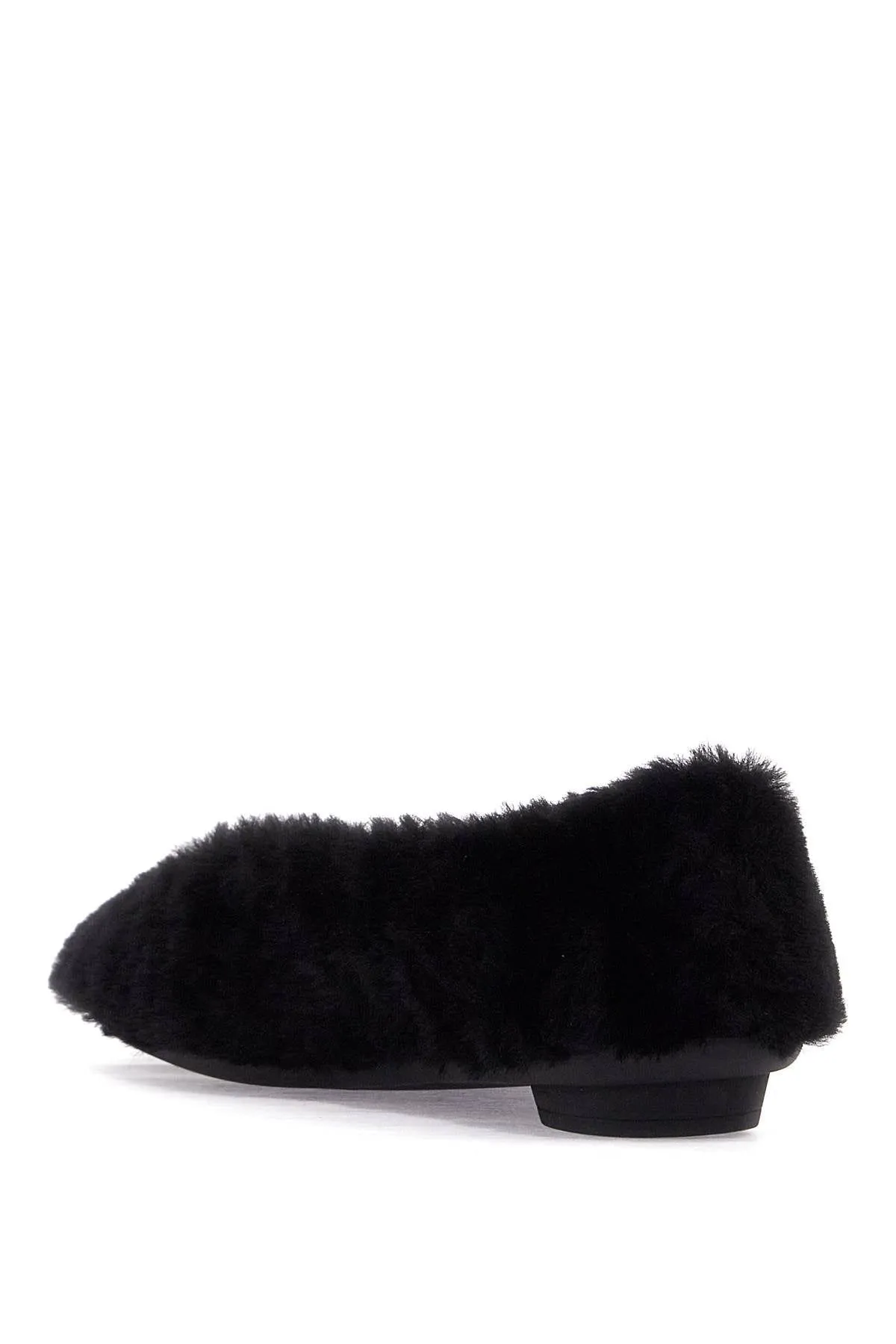 SHEARLING BALLET FLATS