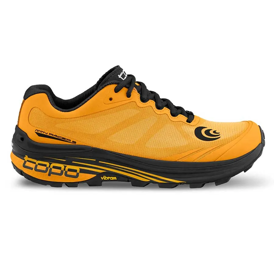 Topo Mountain Racer 2 Mens Trail Running Shoe - Mango/Black