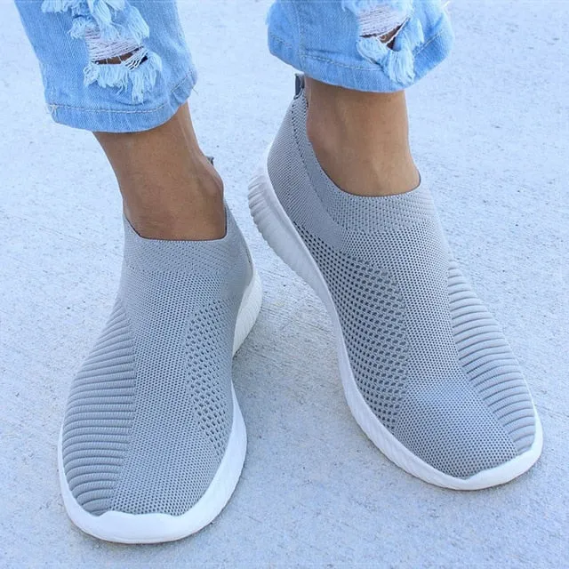 Women Flat Slip on Espadrilles Shoes Woman Super Light White Sneakers Summer Autumn Loafers Chaussures Femme Basket Flats Shoes